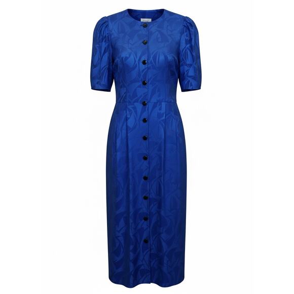 Adrianna Papell Dresses & Skirts - Vintage Adrianna Papell Mid-Calf Silk Dress 1930s 40s Floral Inspired 80s (6)